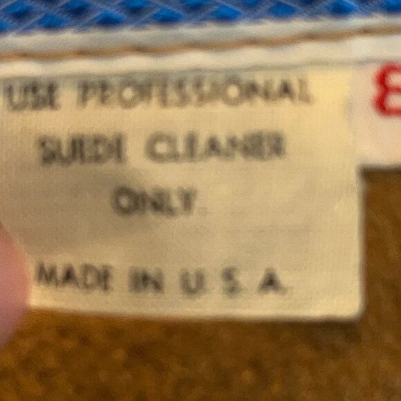 VINTAGE 70'S MATTERHORN NAPA SUEDE SHEEPSKIN SHERPA JACKET COAT - MADE IN USA -8 - Picture 13 of 15